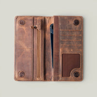 Ares Telefon Bölmeli Cüzdan - Maon Leather hakiki deri erkek cüzdanı