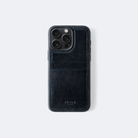 Toon CC iPhone Kılıfı Siyah - Maon Leather hakiki deri telefon kılıfı