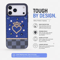 Vissel Kalp Kristal iPhone 17 Pro Kılıf