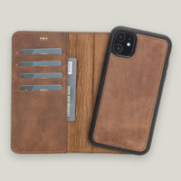 Duo Deri Cüzdan Kılıf — iPhone 11