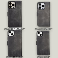 Duo Deri Cüzdan Kılıf — iPhone 15 Pro