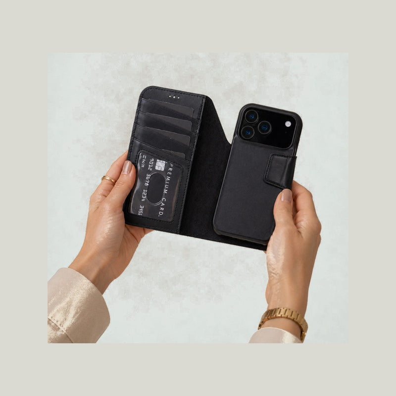 Duo Pro Deri Cüzdan Kılıf — iPhone 17 Pro Max