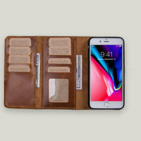 Vera Deri Cüzdan Kılıf — iPhone SE