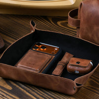 3'lü Apple Seti - Hakiki Deri Hediye Seti - Görsel 7 - MAON Leather