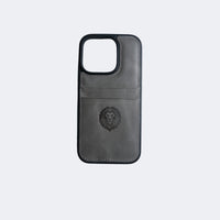 Toon CC iPhone Kılıfı Gri - Maon Leather hakiki deri telefon kılıfı