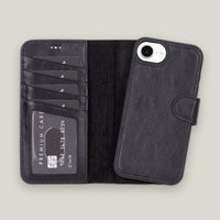 Duo Deri Cüzdan Kılıf — iPhone 17E — hakiki deri