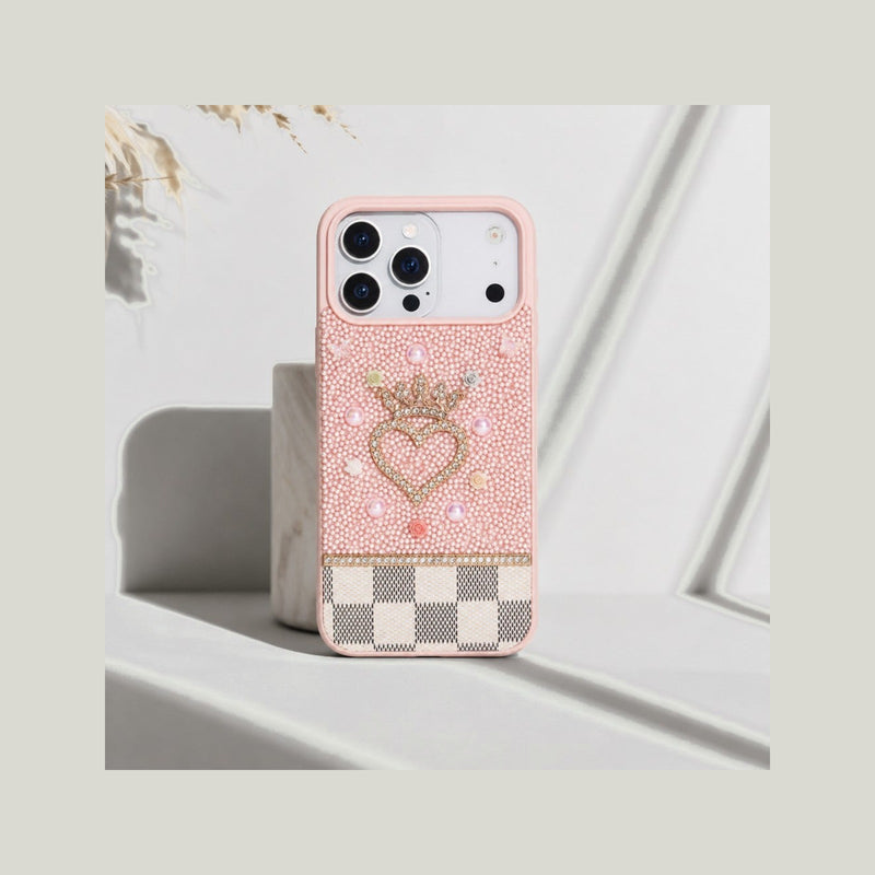 Vissel Kalp Kristal iPhone 17 Pro Kılıf