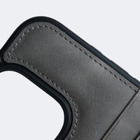 Toon CC iPhone Kılıfı Gri - Maon Leather hakiki deri telefon kılıfı