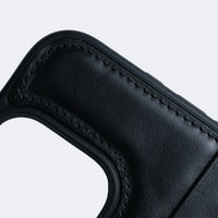 Toon CC iPhone Kılıfı Siyah - Maon Leather hakiki deri telefon kılıfı