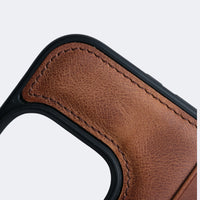 Toon CC iPhone Kılıfı Taba - Maon Leather hakiki deri telefon kılıfı