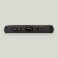 Kartlıklı Deri Kılıf — iPhone 15 Pro Max