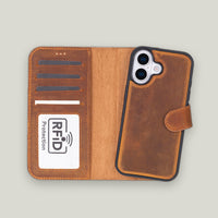 Duo Deri Cüzdan Kılıf — iPhone 17