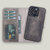 Magic Duo Deri Cüzdan Kılıf — iPhone 13 Pro Max II