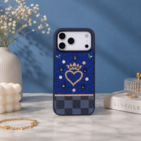 Vissel Kalp Kristal iPhone 17 Pro Max Kılıfı