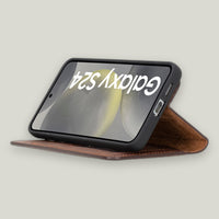 Magic Samsung Galaxy S24 Ultra Deri Cüzdanlı Kılıf