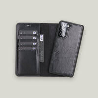 Magic Samsung Galaxy S21 Deri Cüzdanlı Kılıf