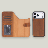 Duo Deri Cüzdan Kılıf — iPhone 17 Pro