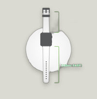 Aqua Deri Apple Watch Kordonu — detay 6