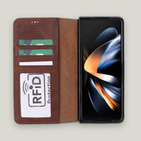 Wallet ID Samsung Galaxy Z Fold5 Deri Folio Kılıf