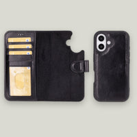 Duo Deri Cüzdan Kılıf — iPhone 16
