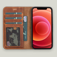 Liluri Deri Cüzdan Kılıf — iPhone 12 Mini