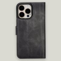 Duo Deri Cüzdan Kılıf — iPhone 15 Plus