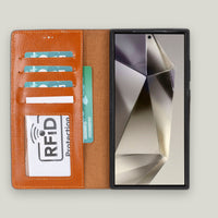 Magic Samsung Galaxy S24 Ultra Deri Cüzdanlı Kılıf