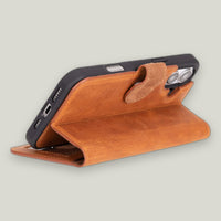 Duo Deri Cüzdan Kılıf — iPhone 16