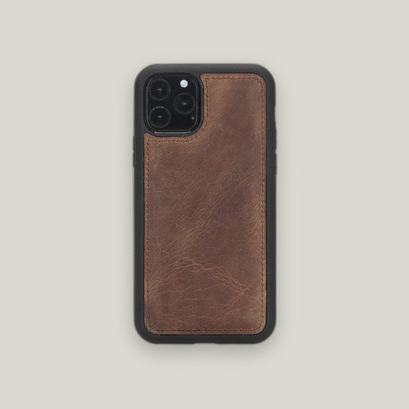 Kartlıklı Deri Kılıf — iPhone 11 Pro Max