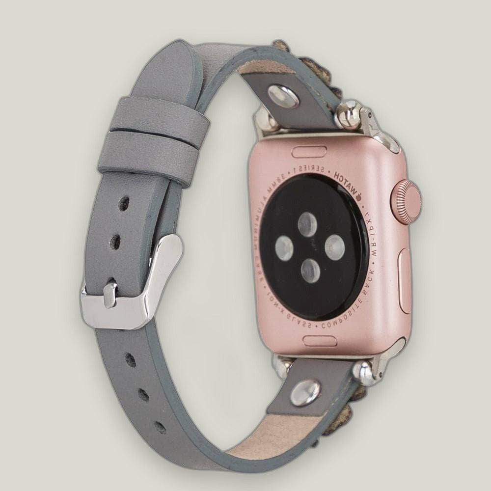 Flower Deri Apple Watch Kordonu