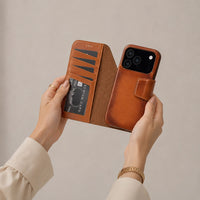 Duo Pro Deri Cüzdan Kılıf — iPhone 17 Pro