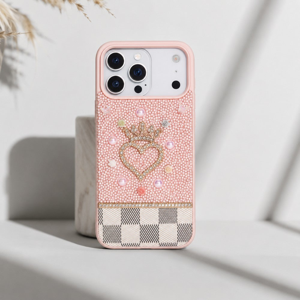 Vissel Kalp Kristal iPhone 17 Pro Kılıf