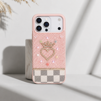 Vissel Kalp Kristal iPhone 17 Pro Max Kılıfı