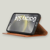 Magic Samsung Galaxy S24 Ultra Deri Cüzdanlı Kılıf