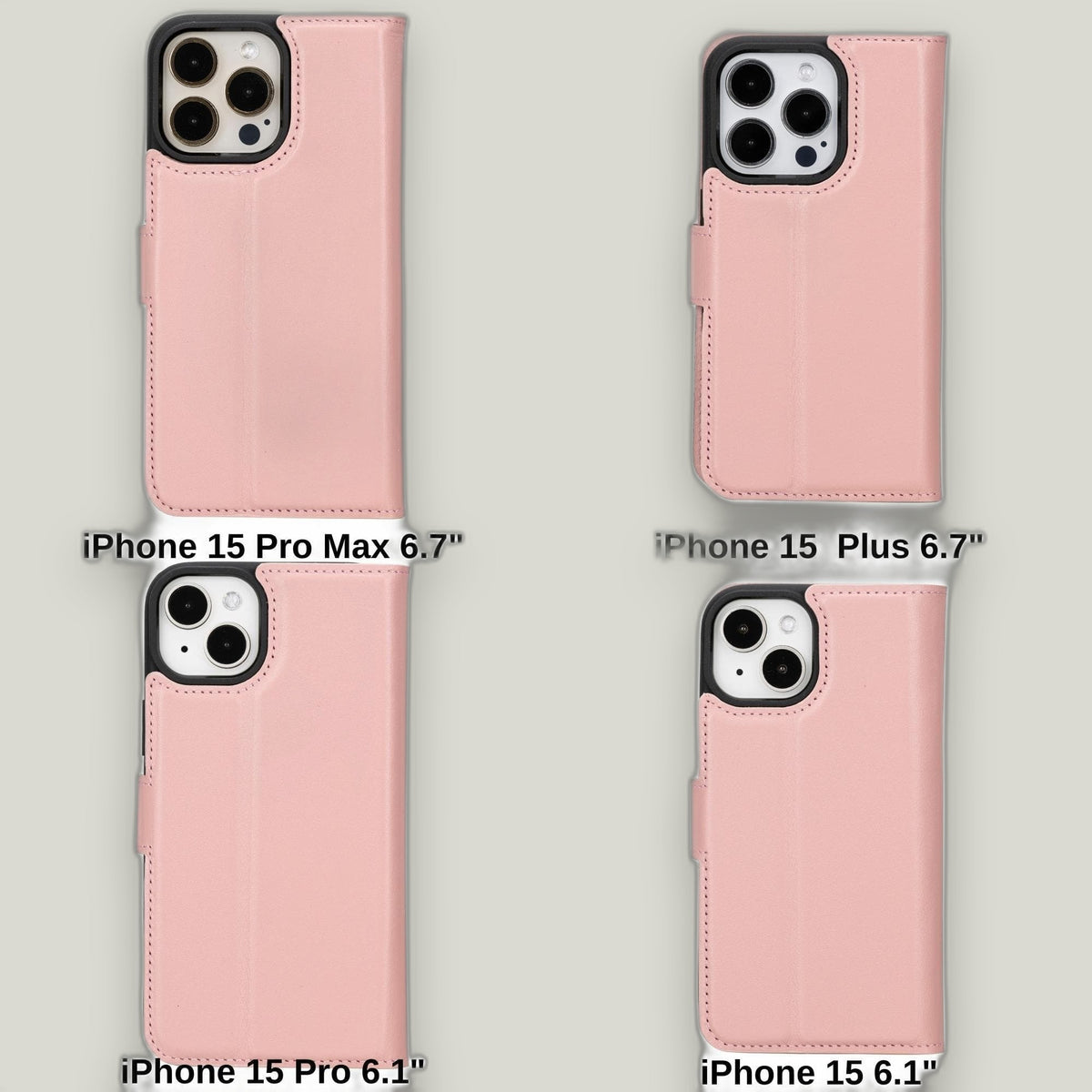 Duo Deri Cüzdan Kılıf — iPhone 15