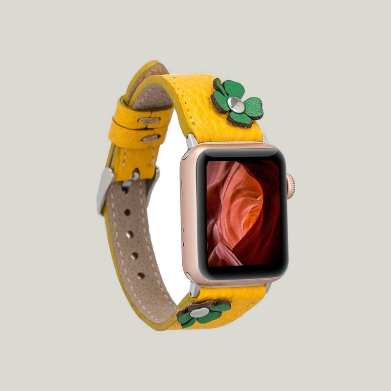 Flower Deri Apple Watch Kordonu II