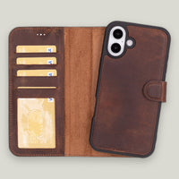 Duo Deri Cüzdan Kılıf — iPhone 16