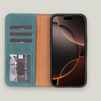 Duo Deri Cüzdan Kılıf — iPhone 16 Pro