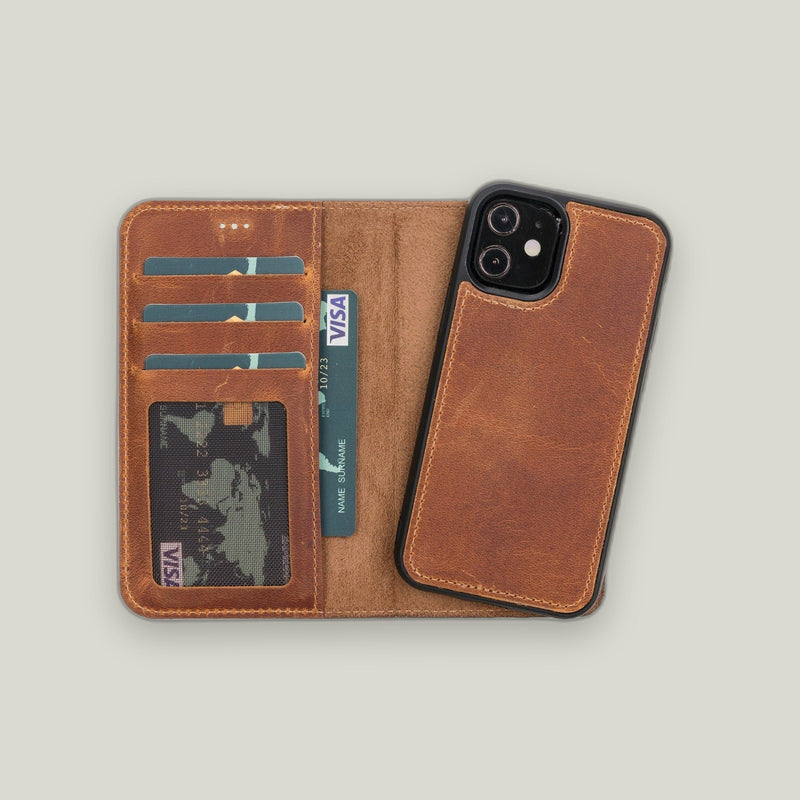 Liluri Deri Cüzdan Kılıf — iPhone 12 Mini