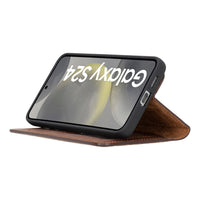 Magic Samsung Galaxy S24 Ultra Deri Cüzdanlı Kılıf