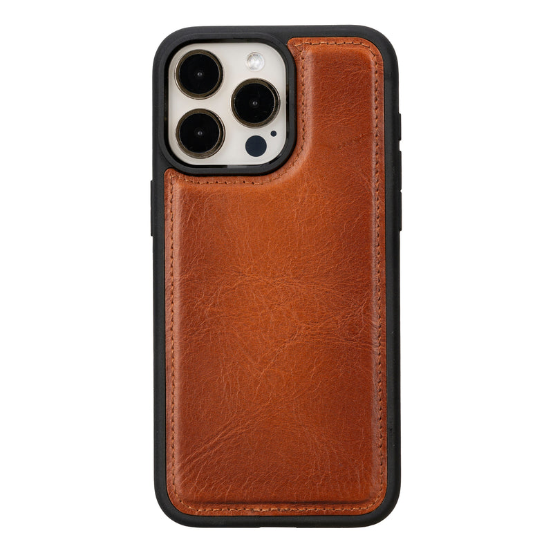Kartlıklı Deri Kılıf — iPhone 15 Pro Max