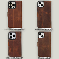 Duo Deri Cüzdan Kılıf — iPhone 15