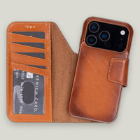 Duo Pro Deri Cüzdan Kılıf — iPhone 17 Pro