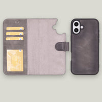 Duo Deri Cüzdan Kılıf — iPhone 16