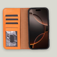 Magic Duo Deri Cüzdan Kılıf — iPhone 16 Pro Max