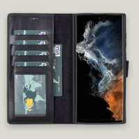 Magic Samsung Galaxy S23 Ultra Deri Cüzdanlı Kılıf