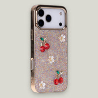Freya Kristal Kiraz iPhone 17 Pro Max Telefon Kılıfı