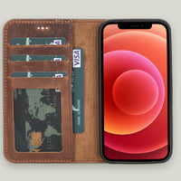 Liluri Deri Cüzdan Kılıf — iPhone 12 Mini