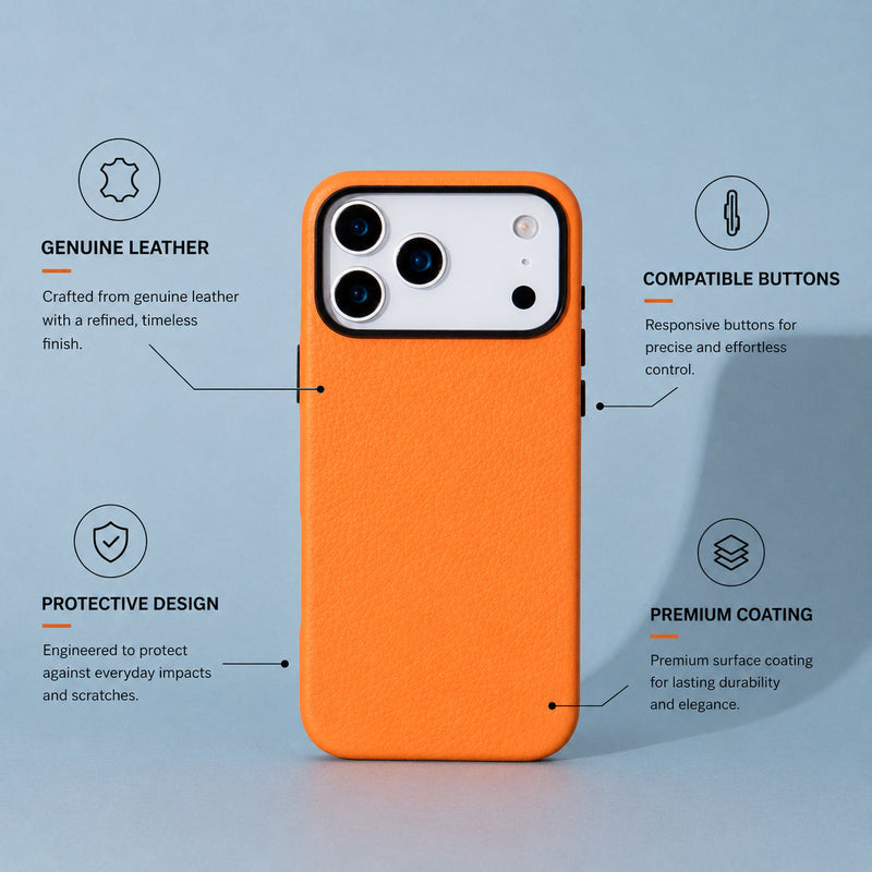 Prestige Deri Kılıf — iPhone 17 Pro