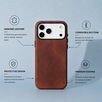 Prestige Deri Kılıf — iPhone 17 Pro